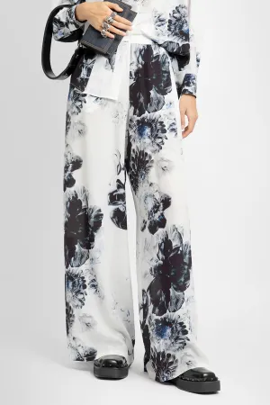 ALEXANDER MCQUEEN WOMAN BLACK&WHITE TROUSERS