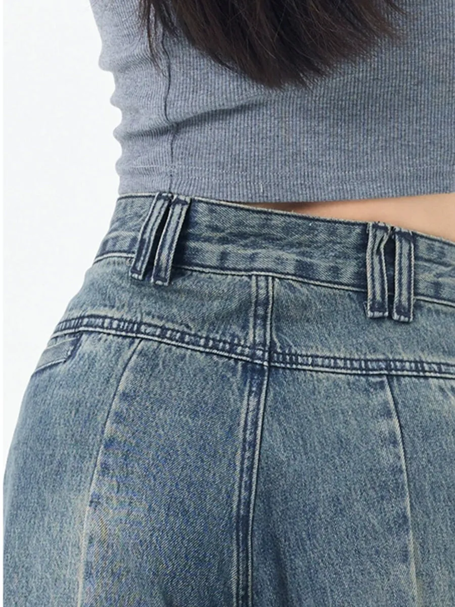 Blue High Waisted Jeans
