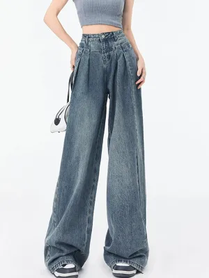 Blue High Waisted Jeans