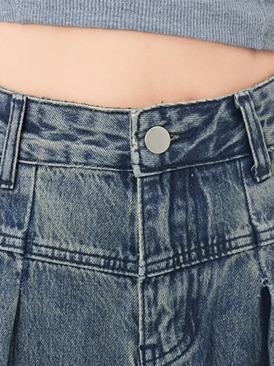 Blue High Waisted Jeans