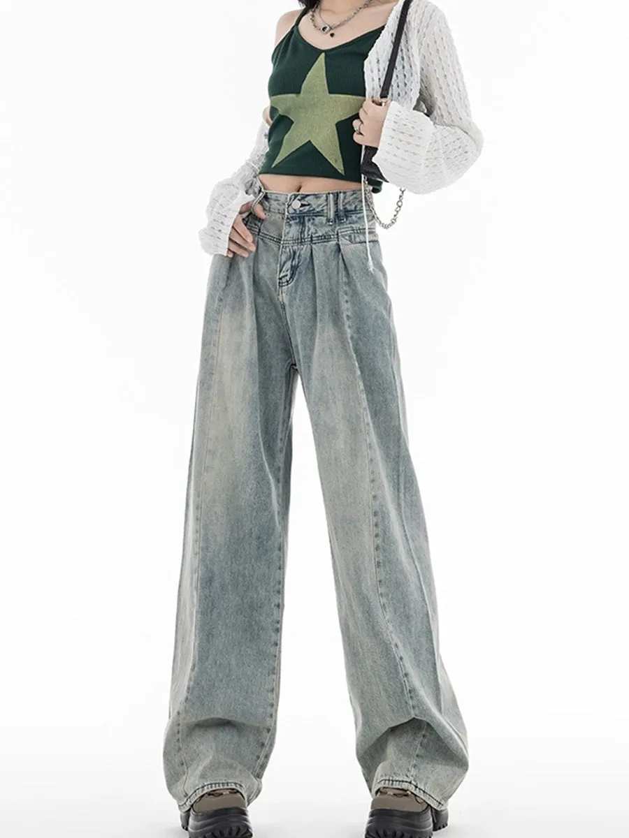 Blue High Waisted Jeans