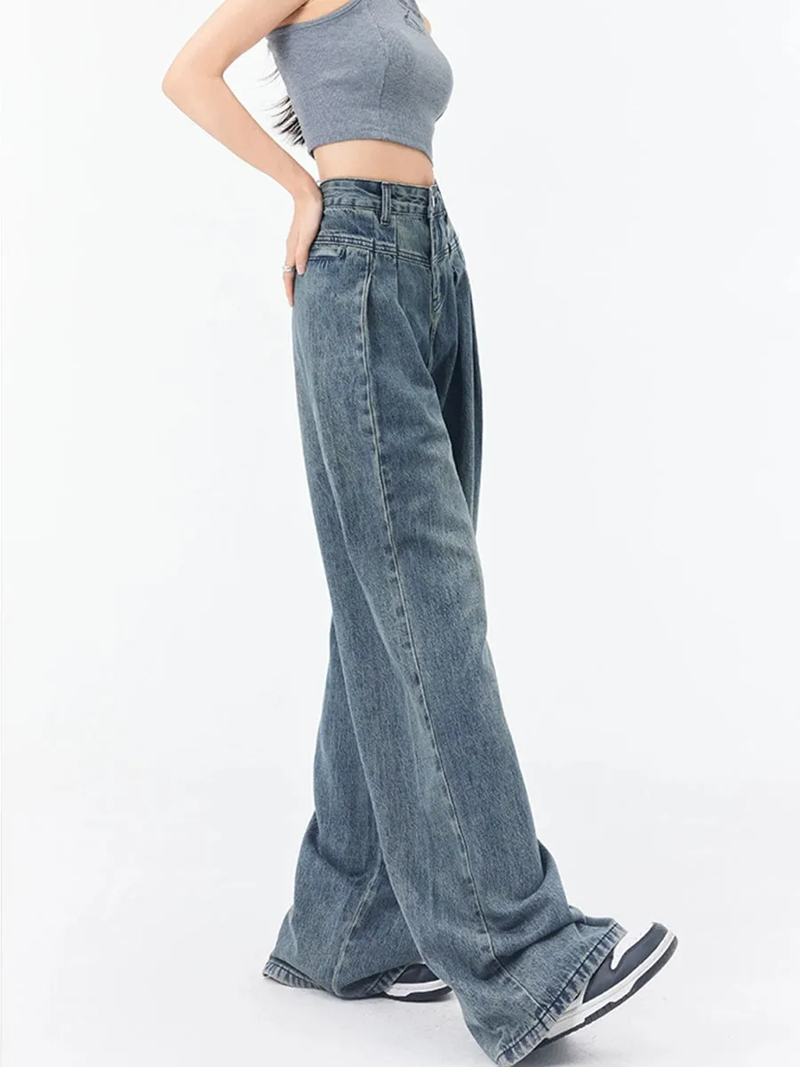 Blue High Waisted Jeans