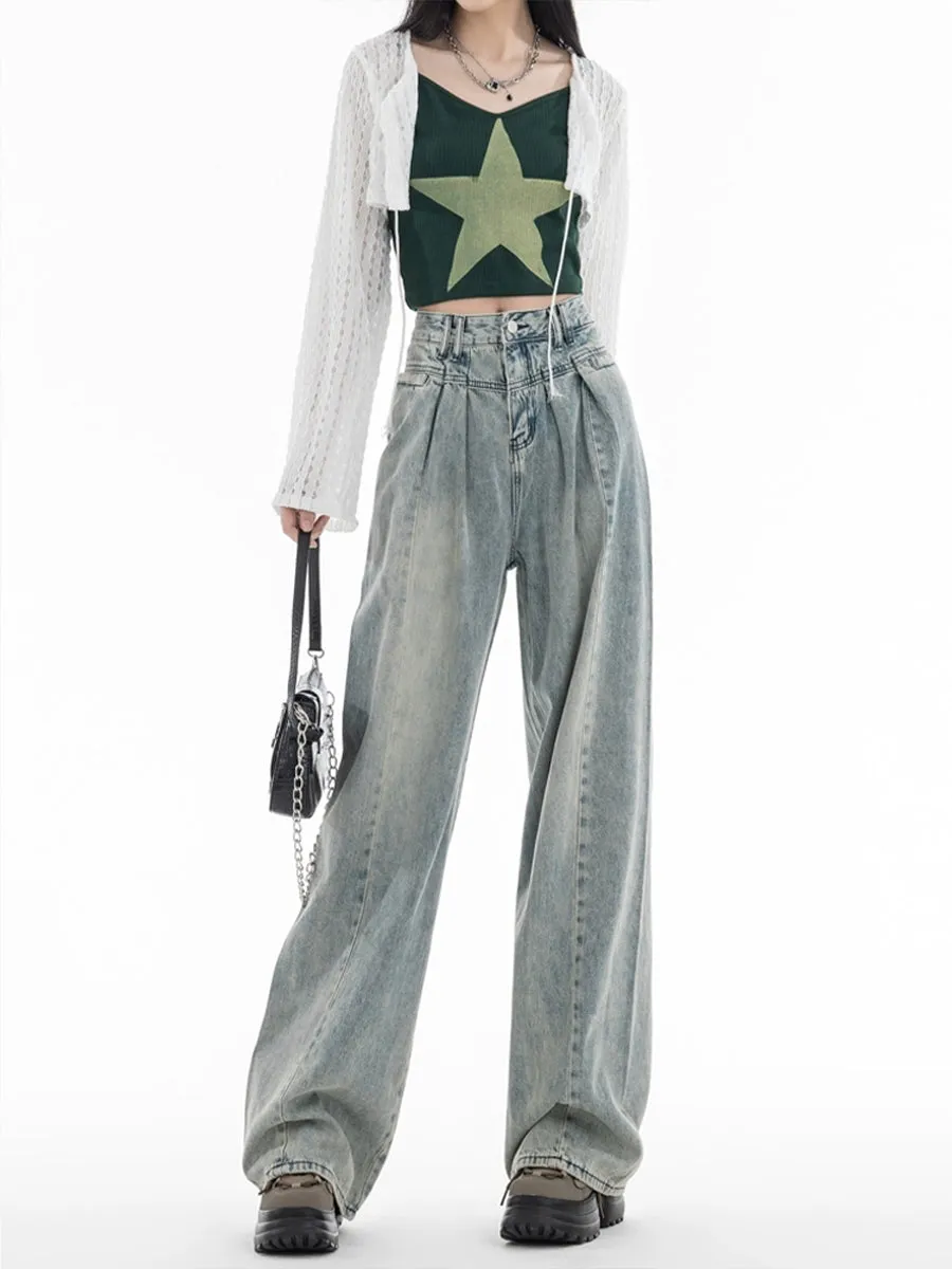 Blue High Waisted Jeans