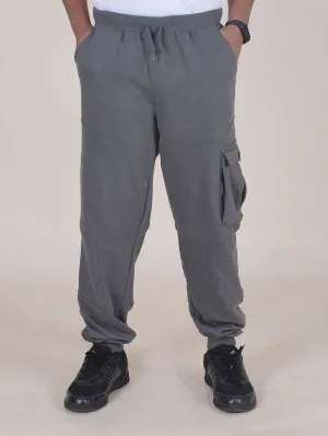 Boys Fleece Cut & Sew Cargo Track Pants