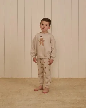 Boys Sets | 2PCS: Relaxed Sweatshirt and Jogger Set- Gingerbread| Rylee and Cru