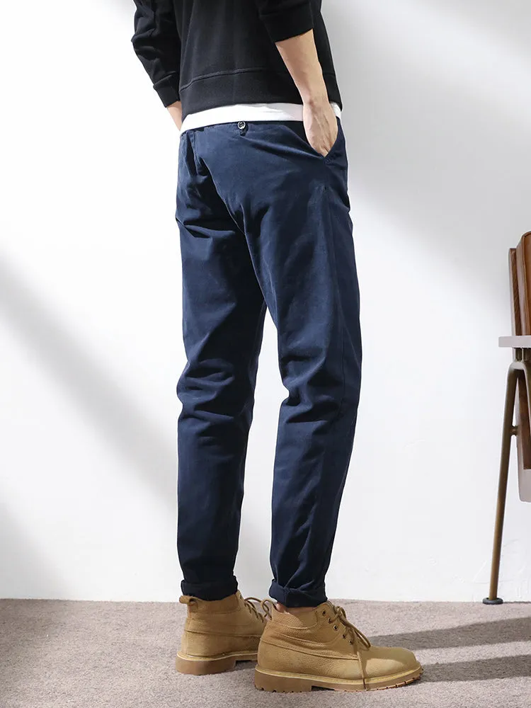 Casual Elastic Pocket Slim Jogger