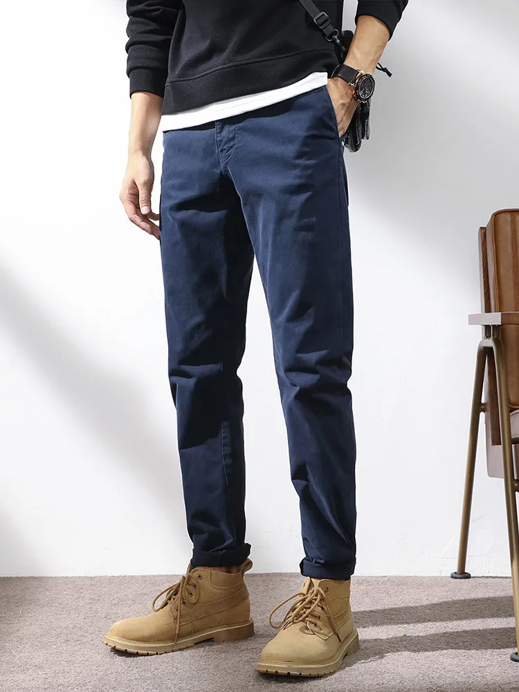 Casual Elastic Pocket Slim Jogger