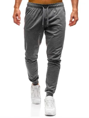 Casual Solid Color Drawstring Jogger