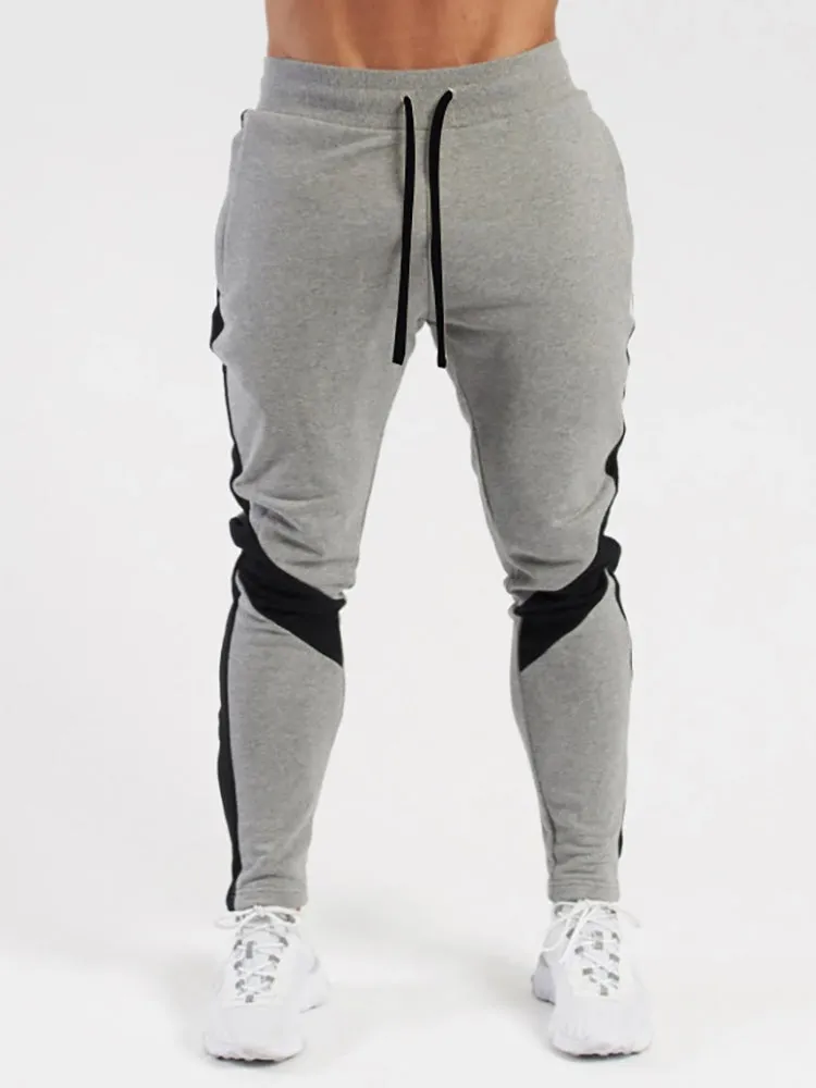 Contrast Color Drawstring Jogger