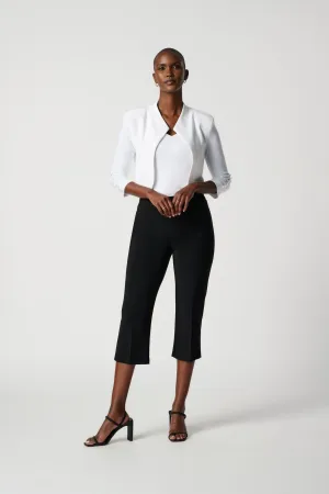 Cropped Classic Straight Pant Style 143105 | Black
