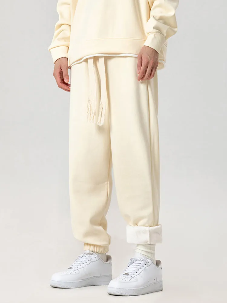 Drawstring Casual Legging Solid Color Jogger
