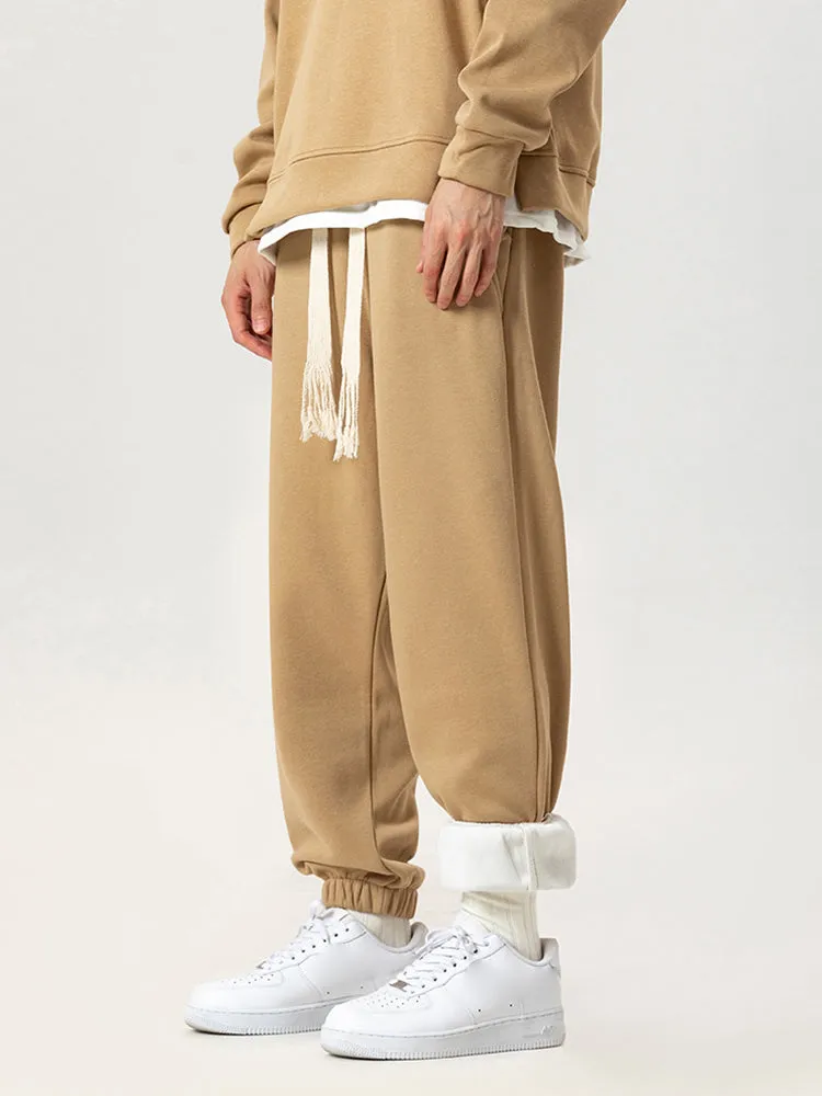 Drawstring Casual Legging Solid Color Jogger