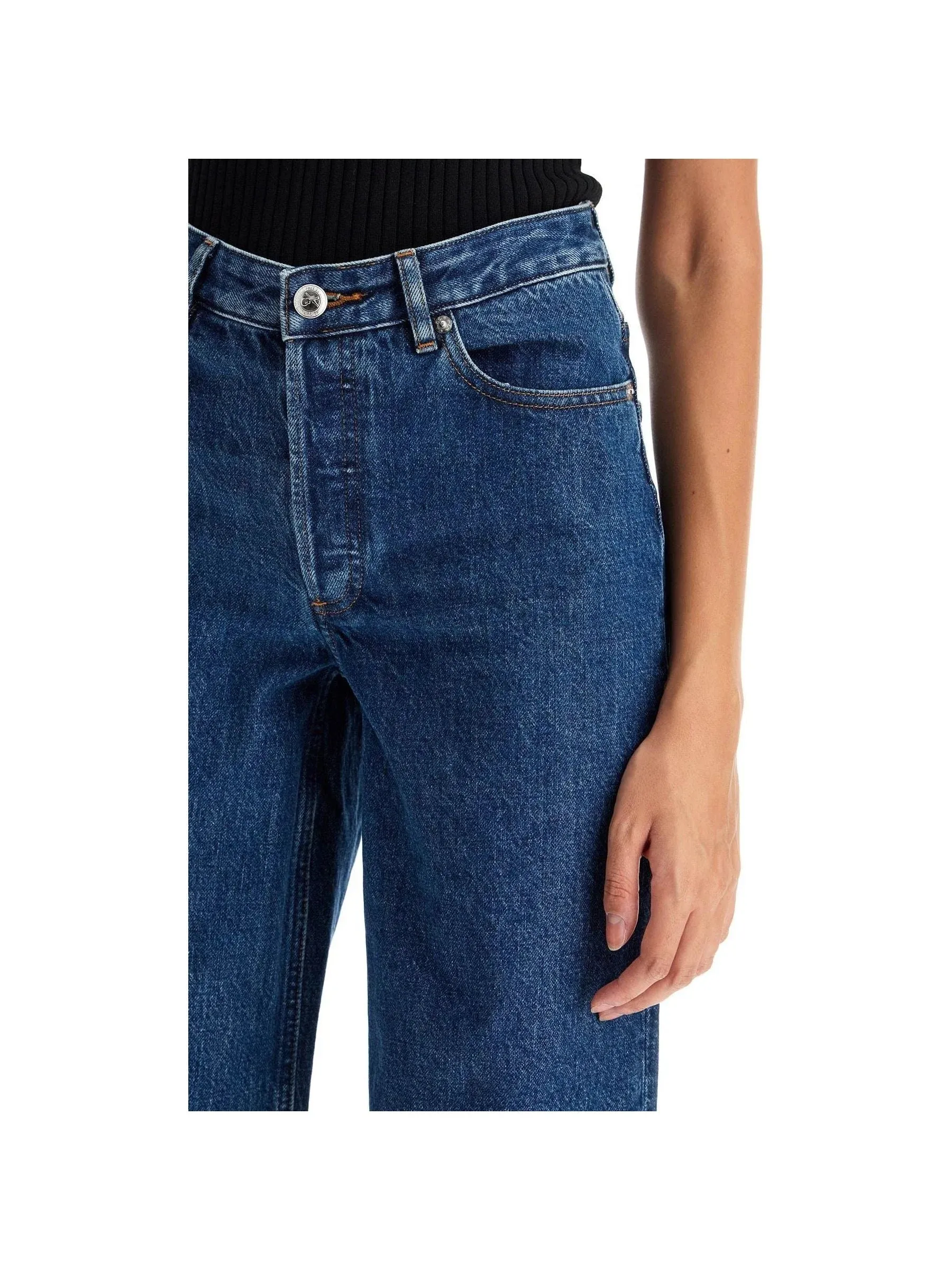 Elisabeth Straight-Cut Denim Jeans