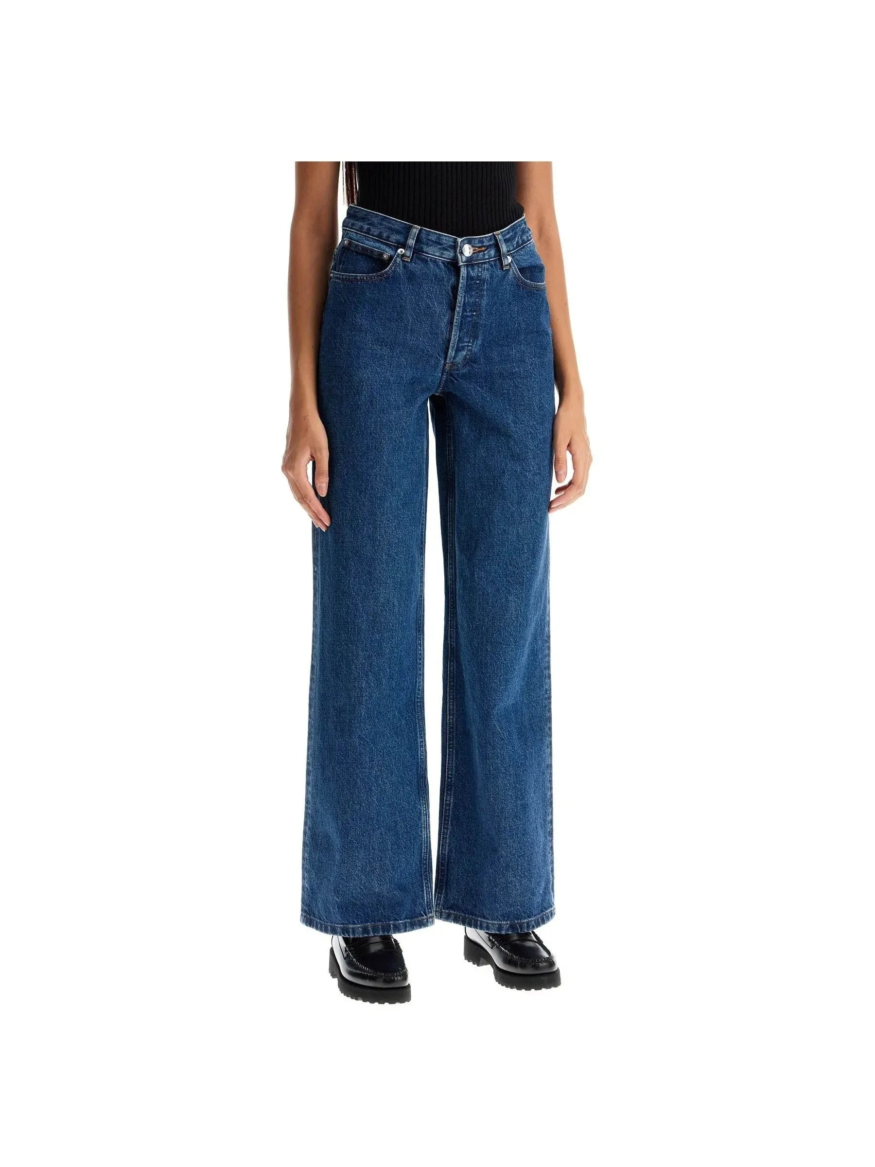 Elisabeth Straight-Cut Denim Jeans