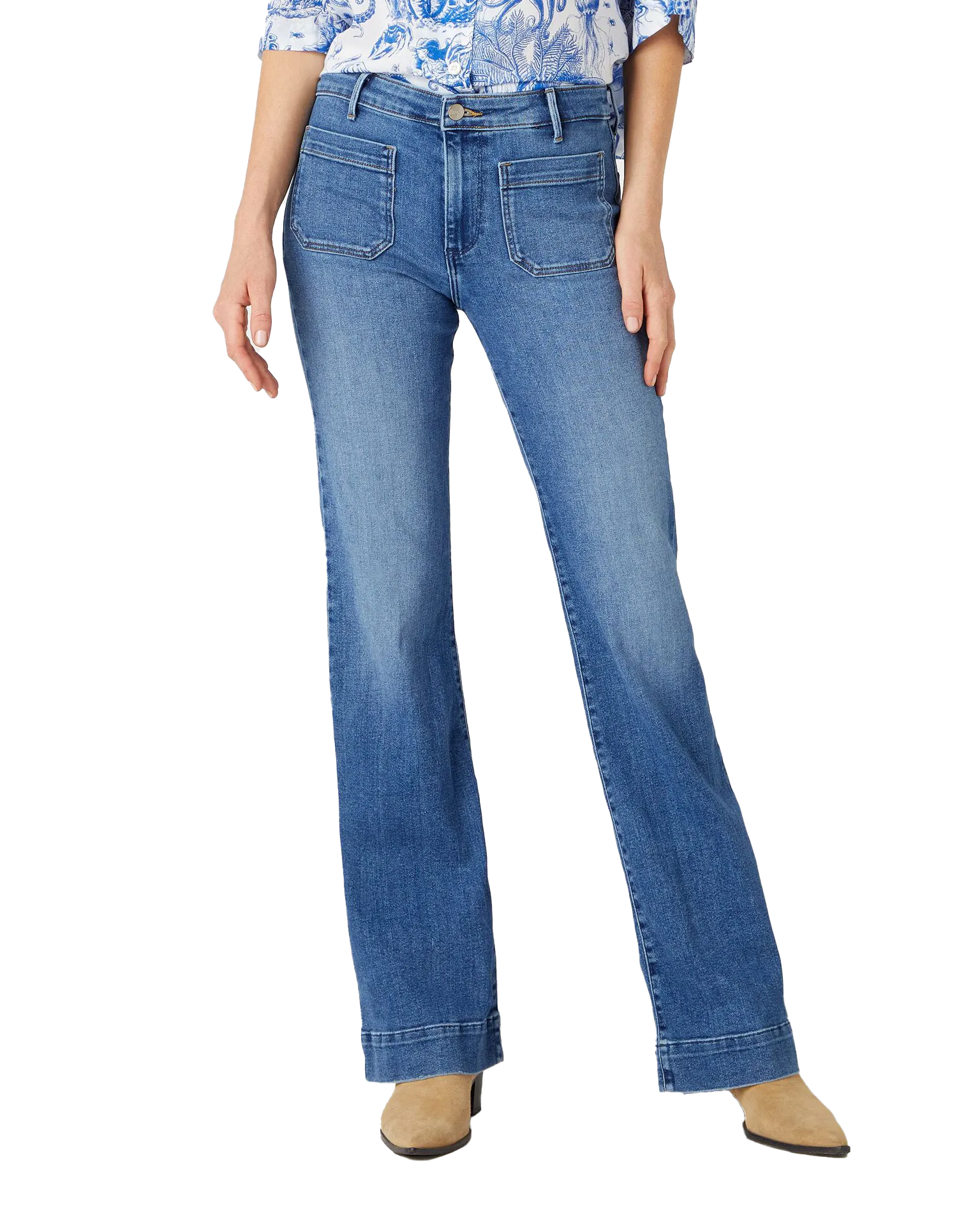 Flare Jeans in Raven