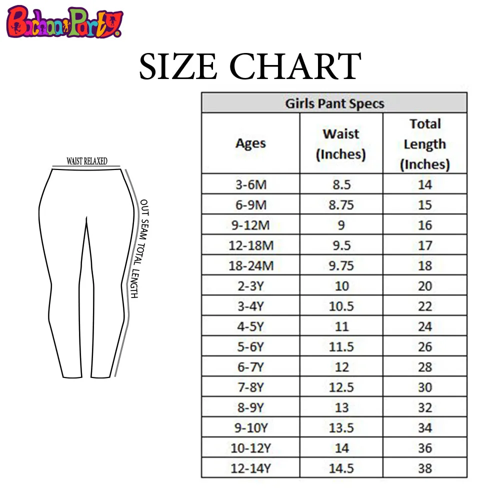 Girls Denim Pant Basic -Mid Blue