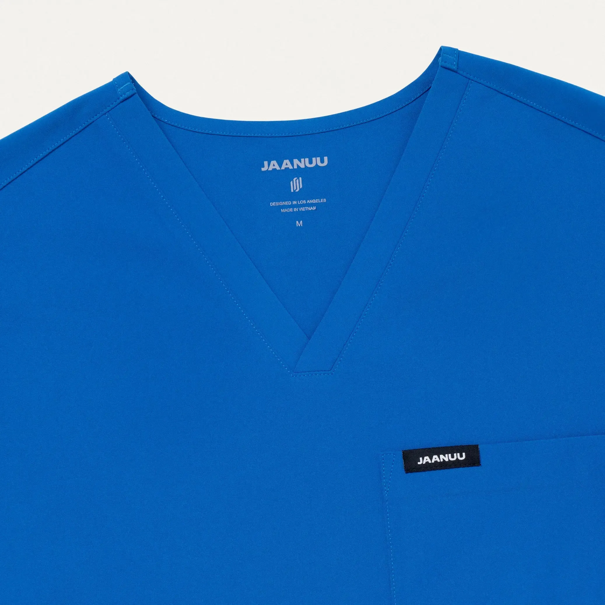 Jaanuu Men's Holmes ULTRAlite™ 1-Pocket Scrub Top - Royal Blue