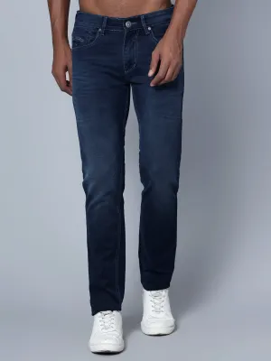 Men's Ultra Narrow fit Medium Fade Dark Blue Jeans