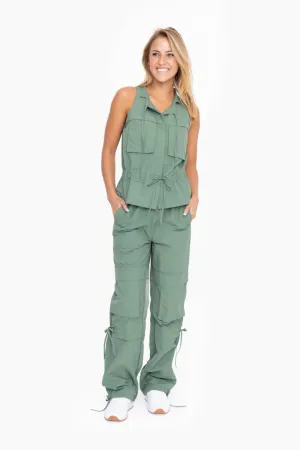 Mono B Nylon Cargo Pants