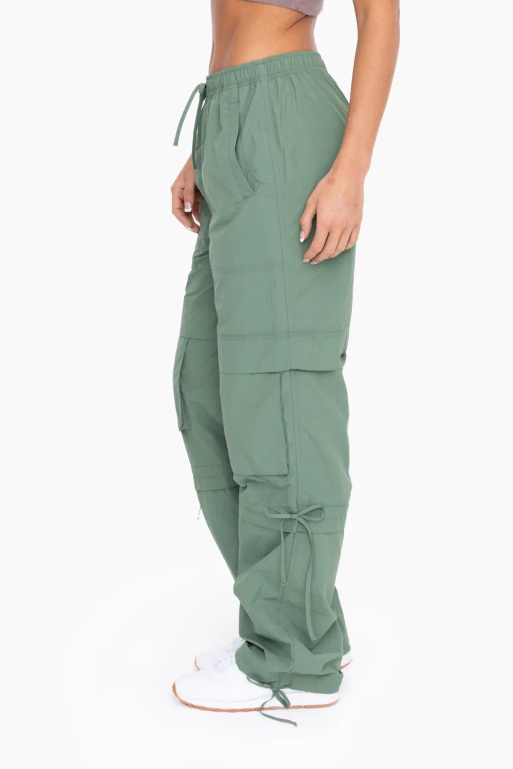 Mono B Nylon Cargo Pants