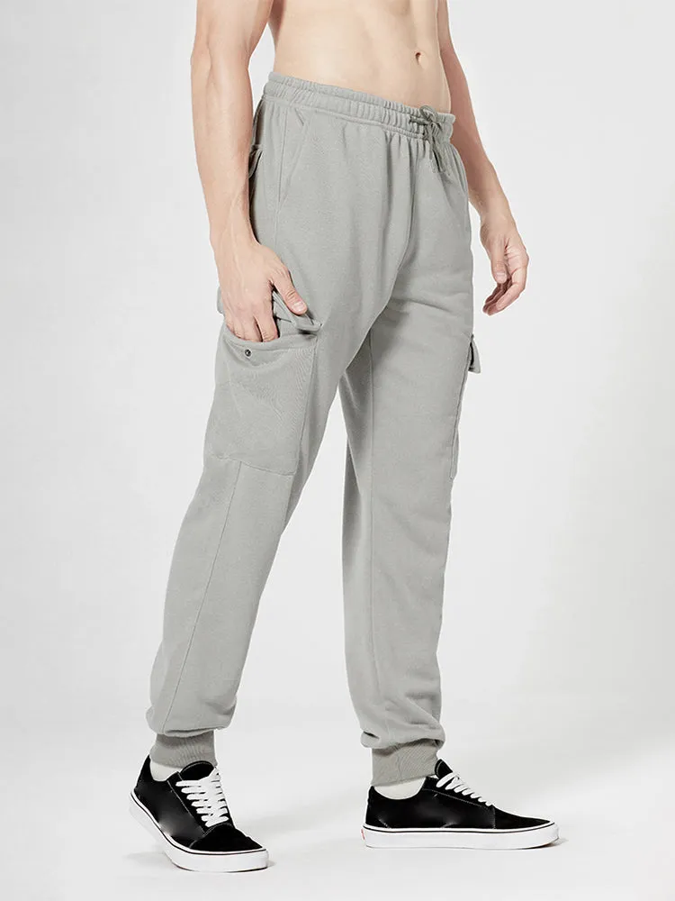 Multi-Pocket Drawstring Jogger