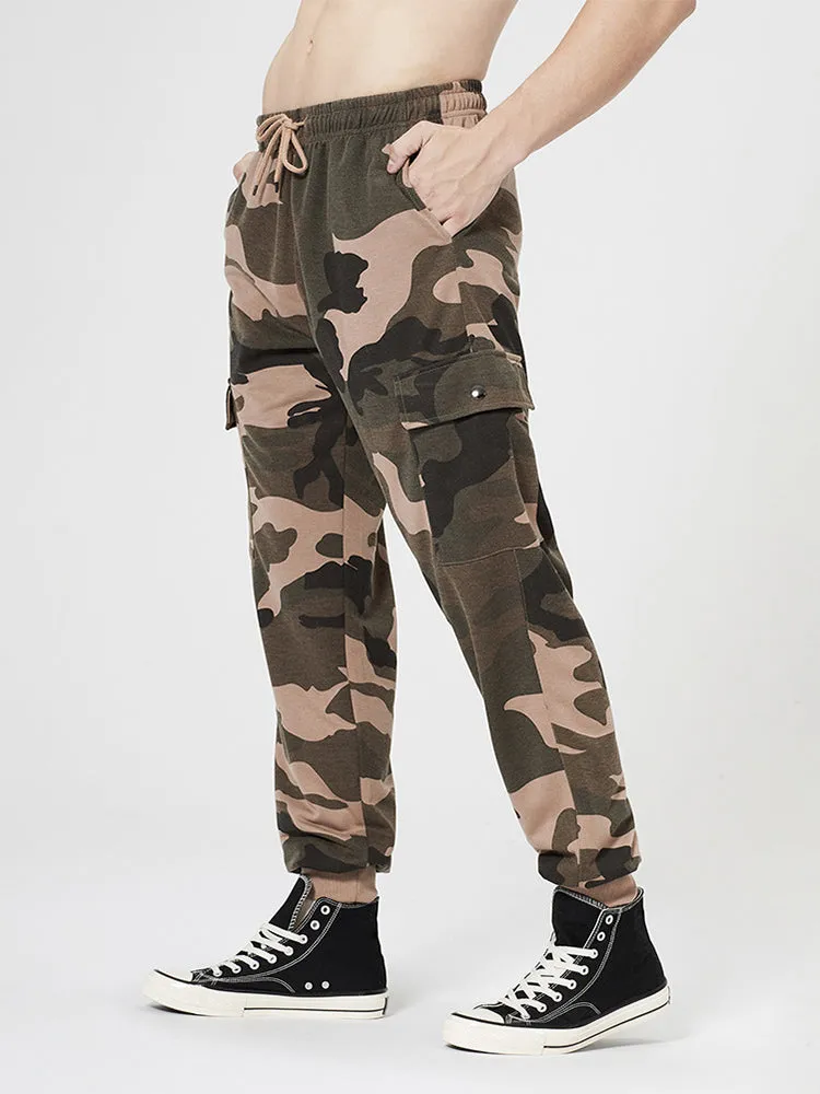 Multi-Pocket Drawstring Jogger
