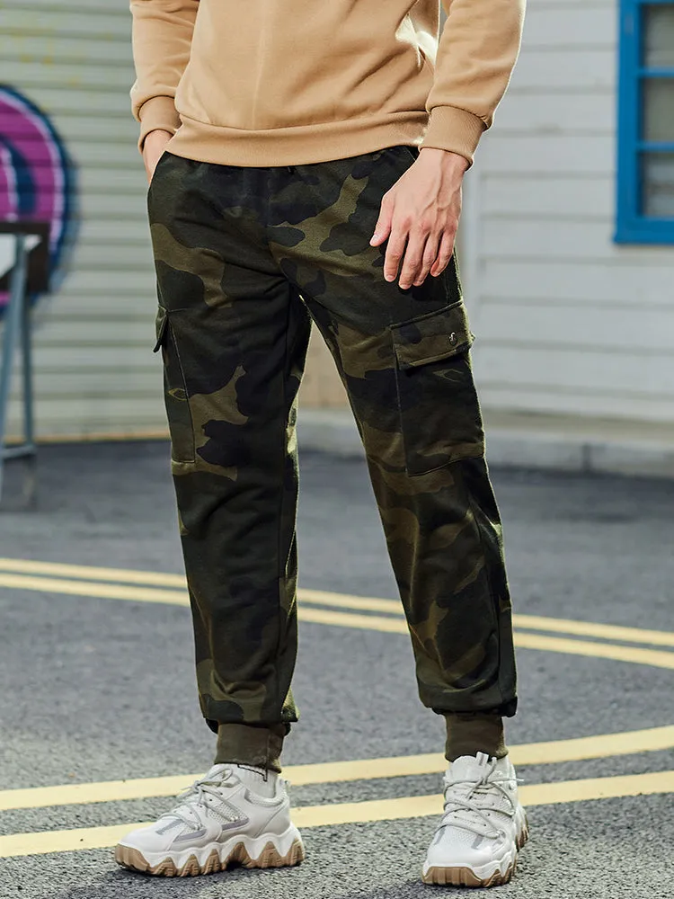 Multi-Pocket Drawstring Jogger