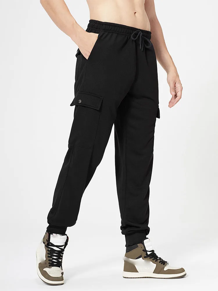 Multi-Pocket Drawstring Jogger