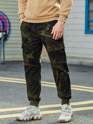 Multi-Pocket Drawstring Jogger