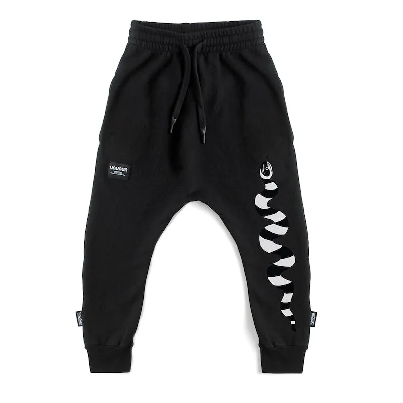 NUNUNU Stripey Snake French Terry Baggy Pants