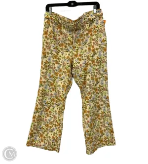 Pants Other By Loft In Floral Print, Size: 12