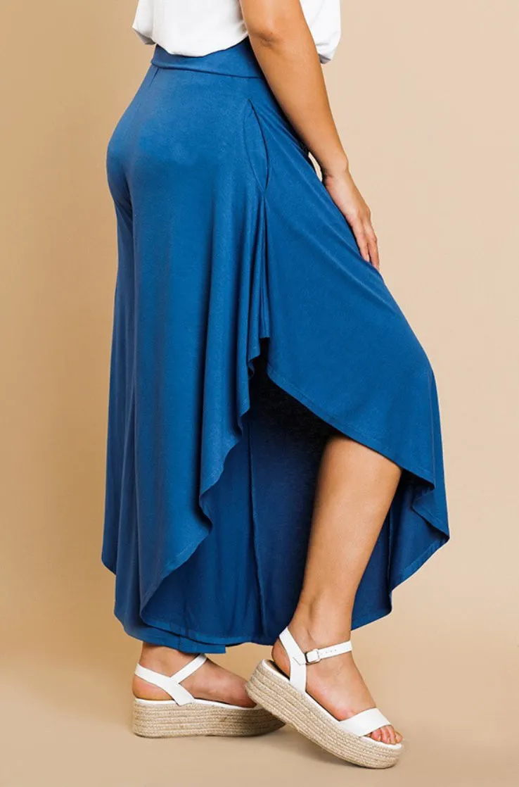 Plus-Size Wide Leg Pants