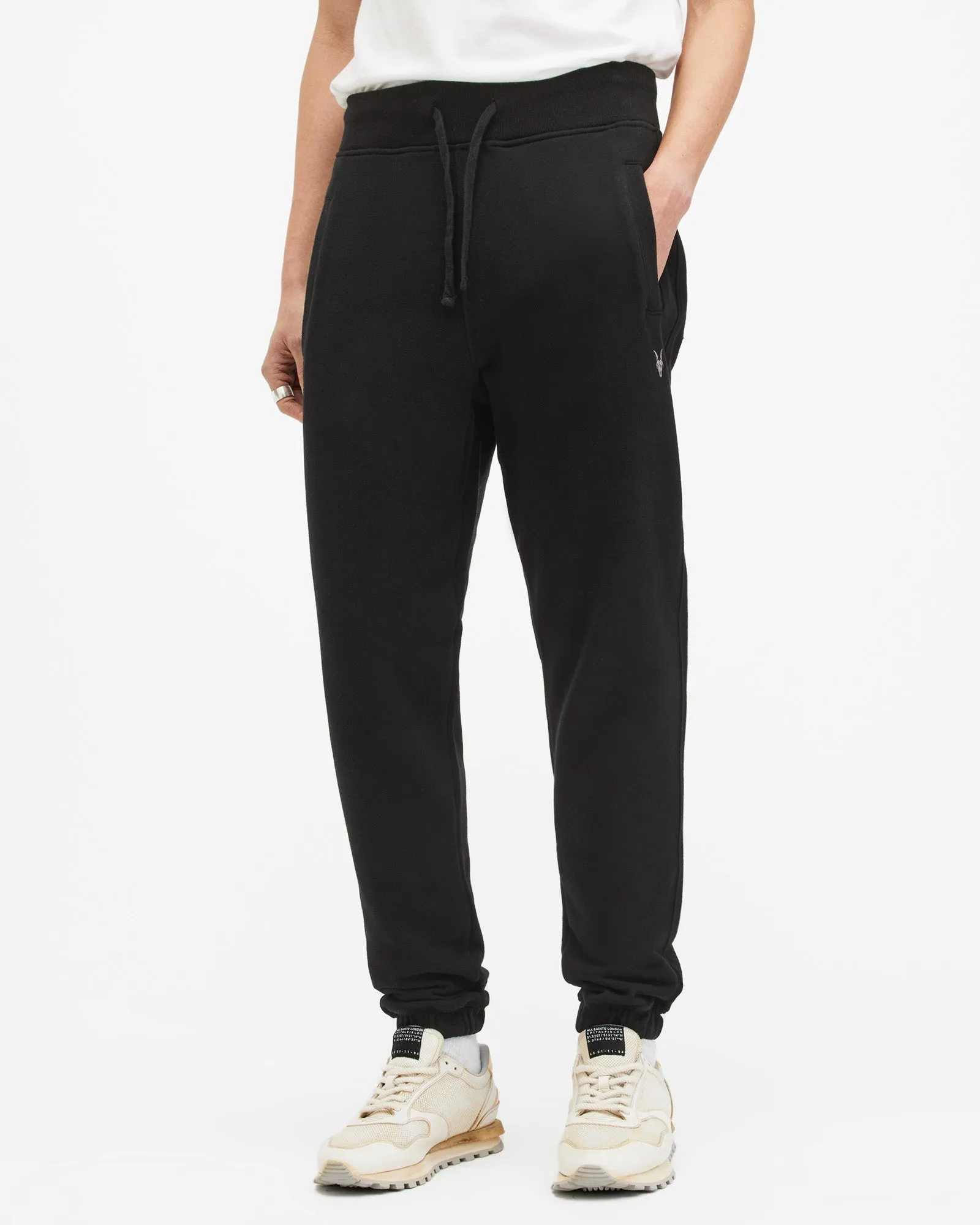 Raven Cuffed Slim Fit Ramskull Sweatpants