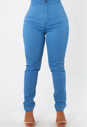 'SEXY SILHOUETTE" HIGH WAIST SKINNY JEANS
