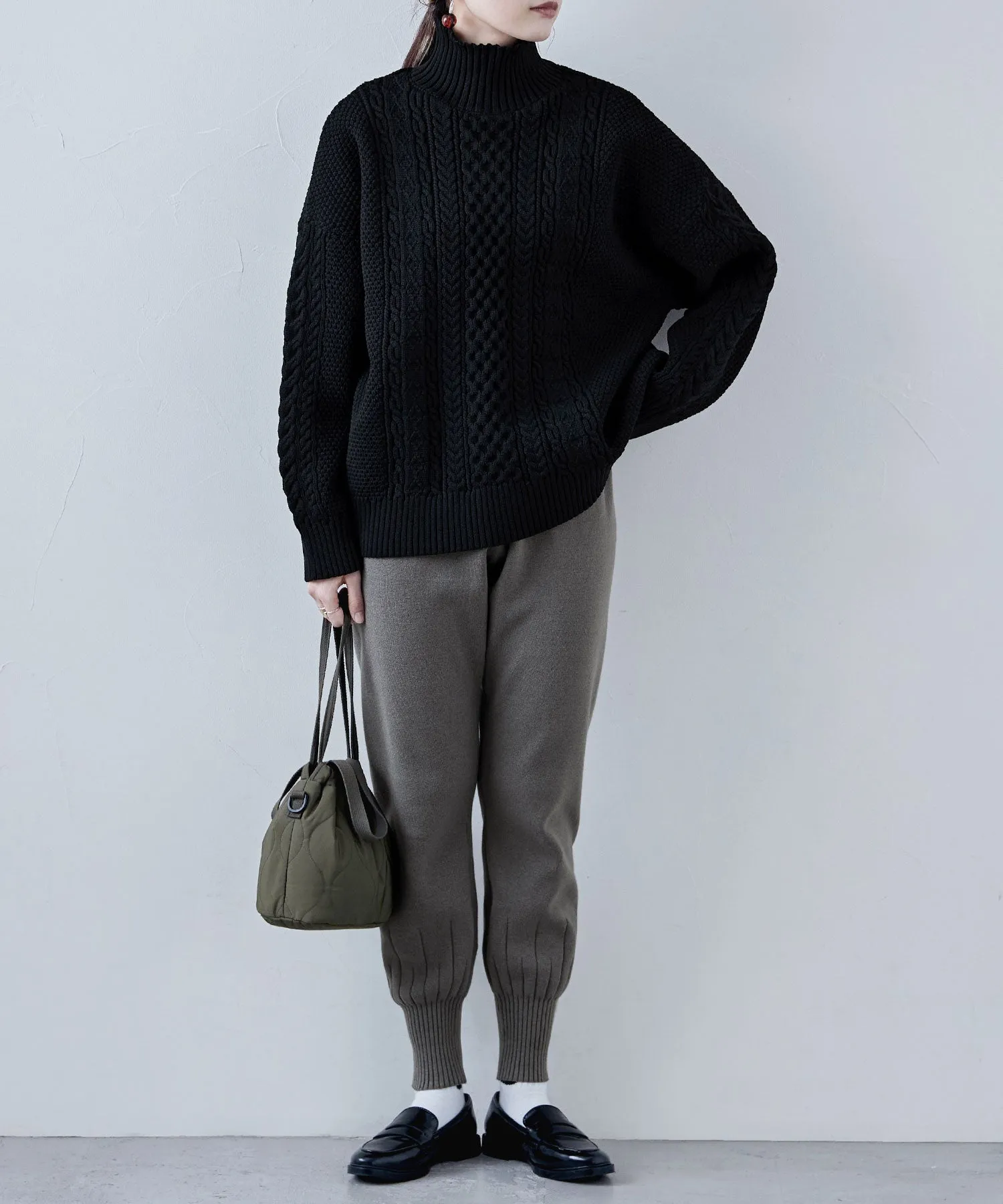 Soft knit jogger pants