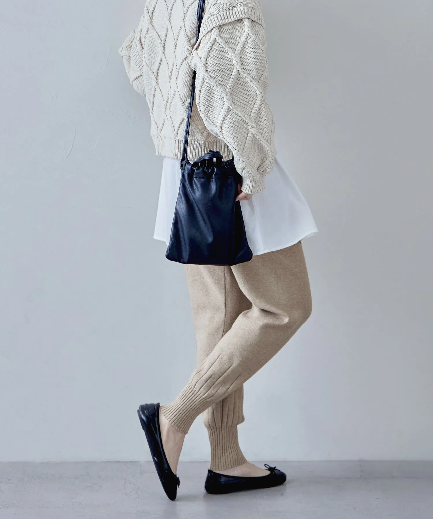 Soft knit jogger pants