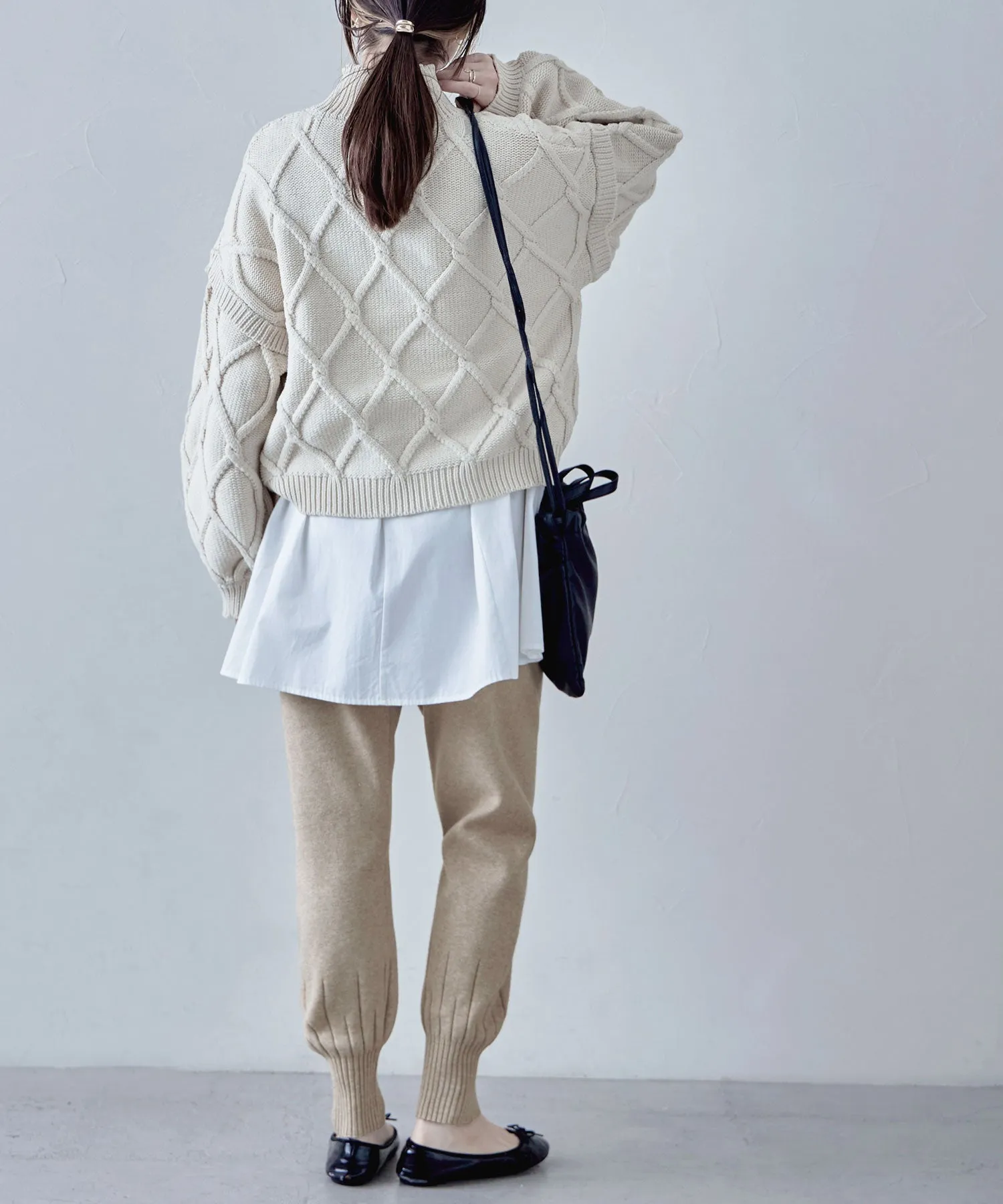 Soft knit jogger pants