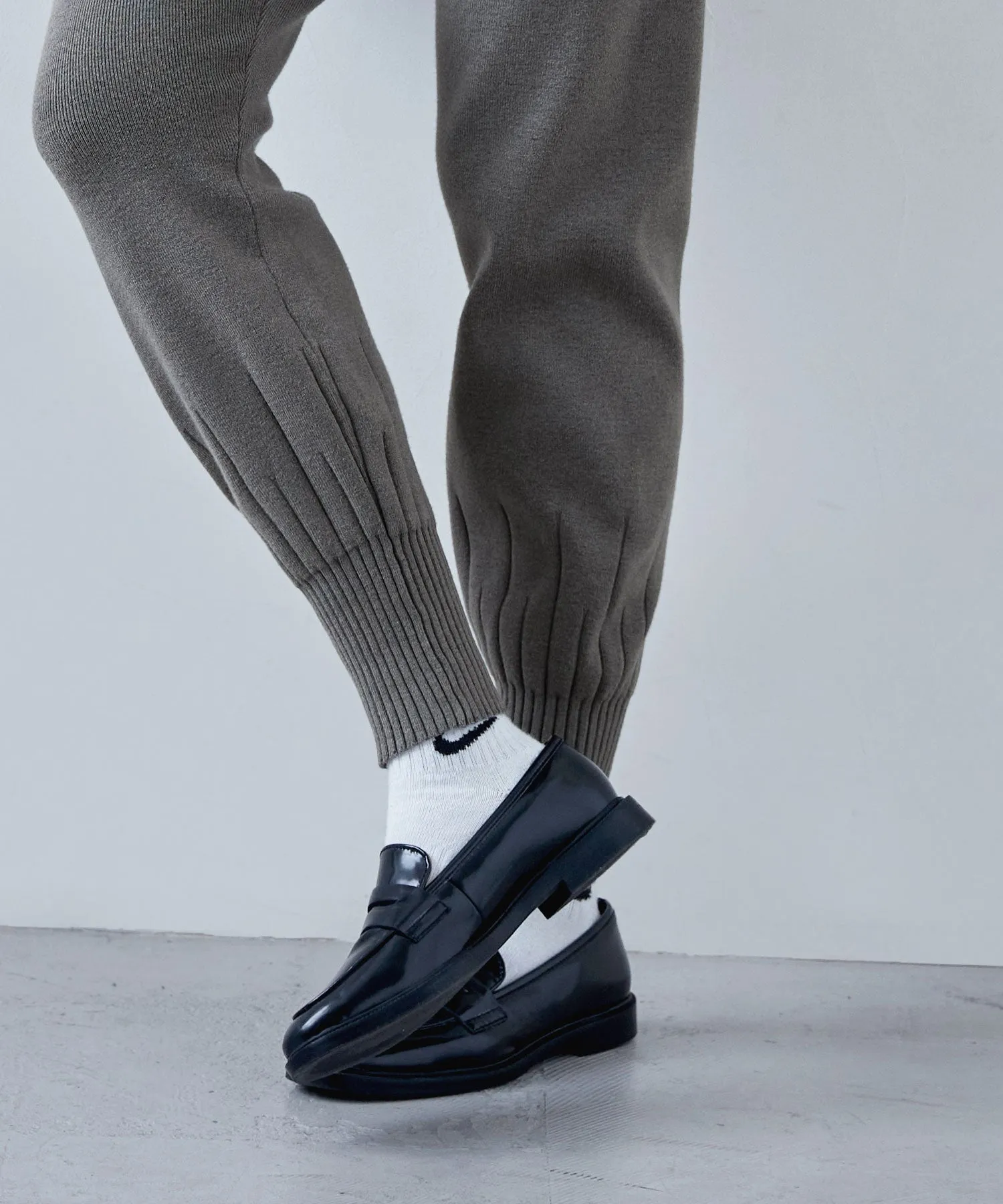 Soft knit jogger pants