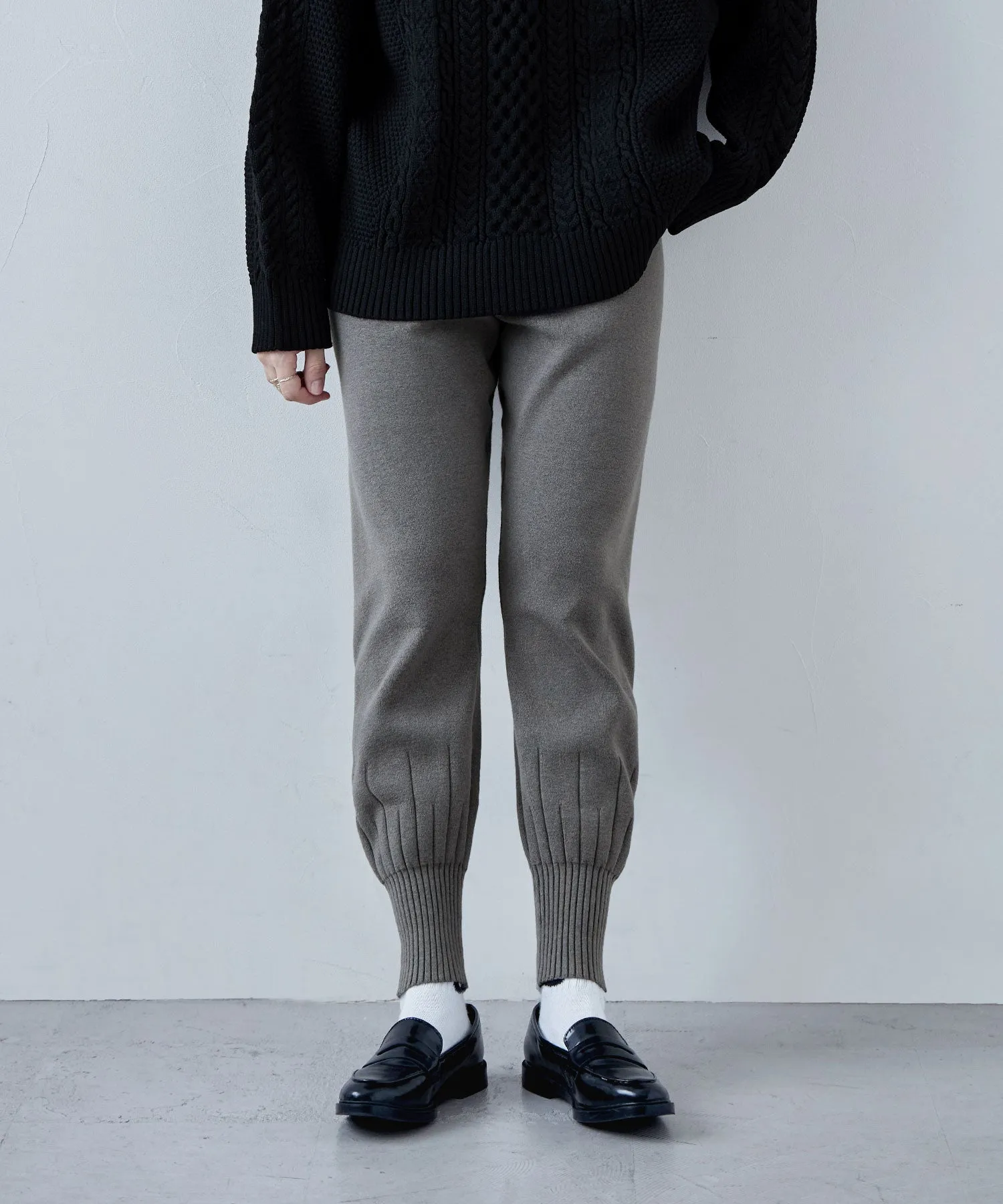 Soft knit jogger pants
