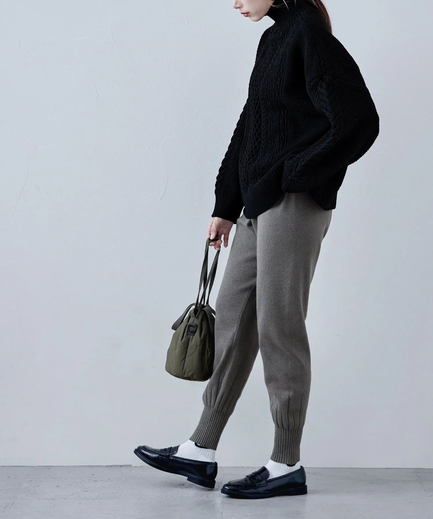 Soft knit jogger pants