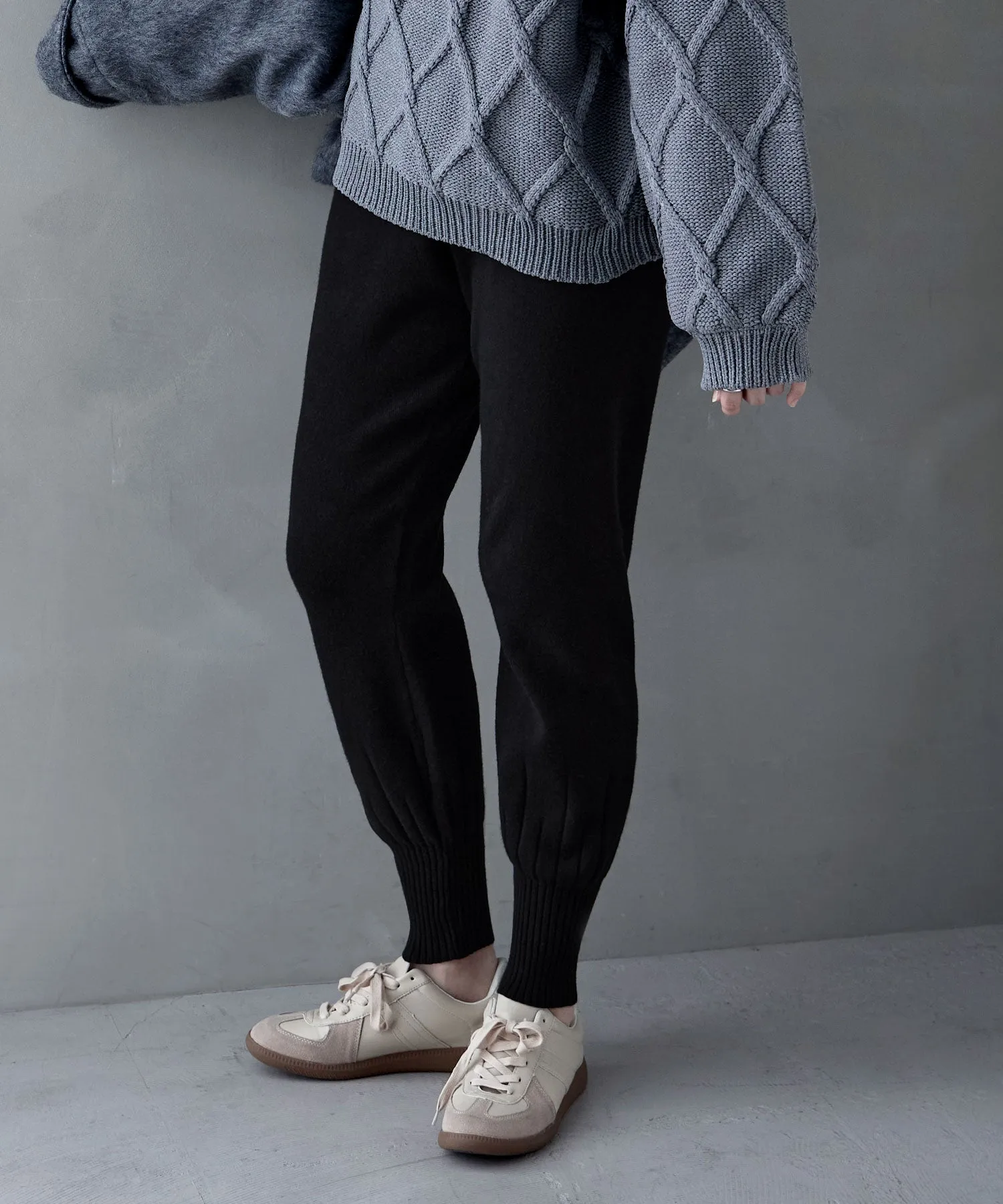 Soft knit jogger pants