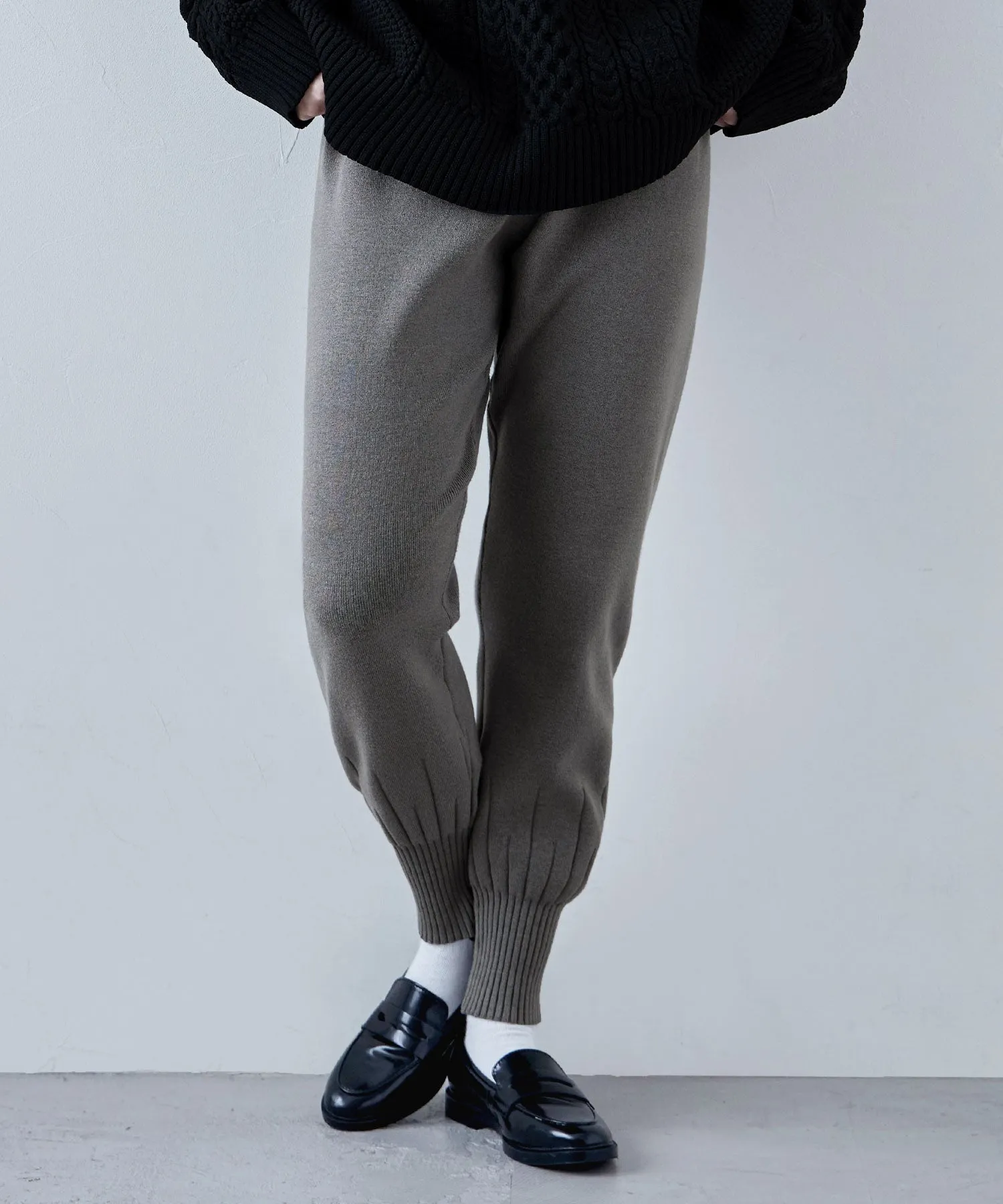 Soft knit jogger pants