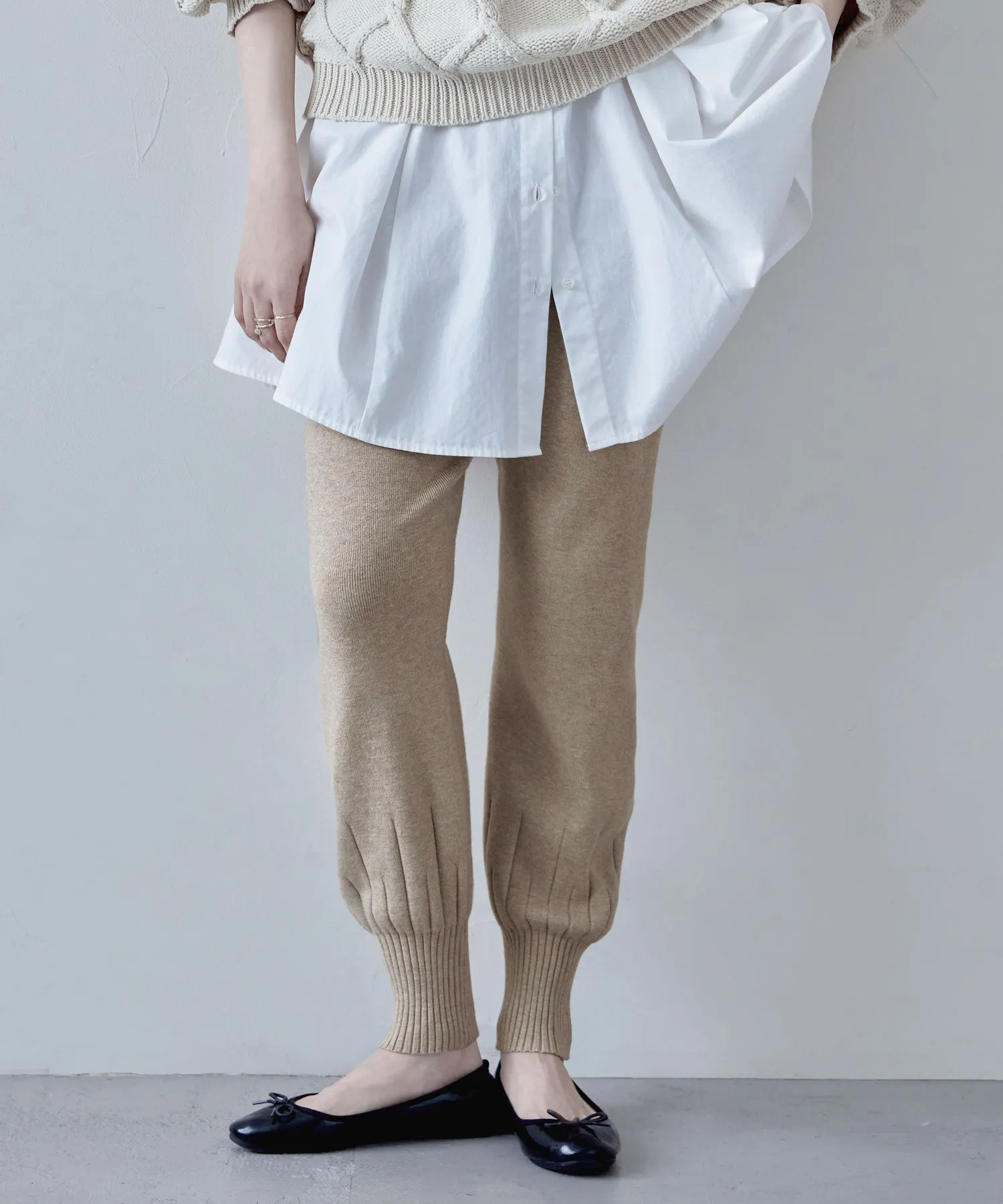 Soft knit jogger pants