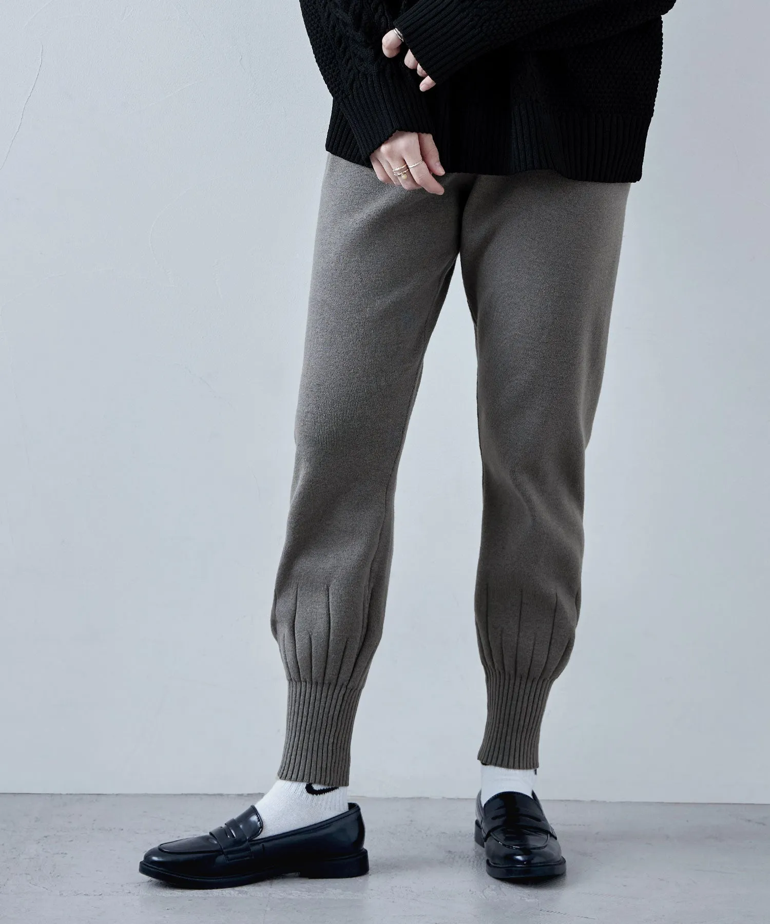 Soft knit jogger pants