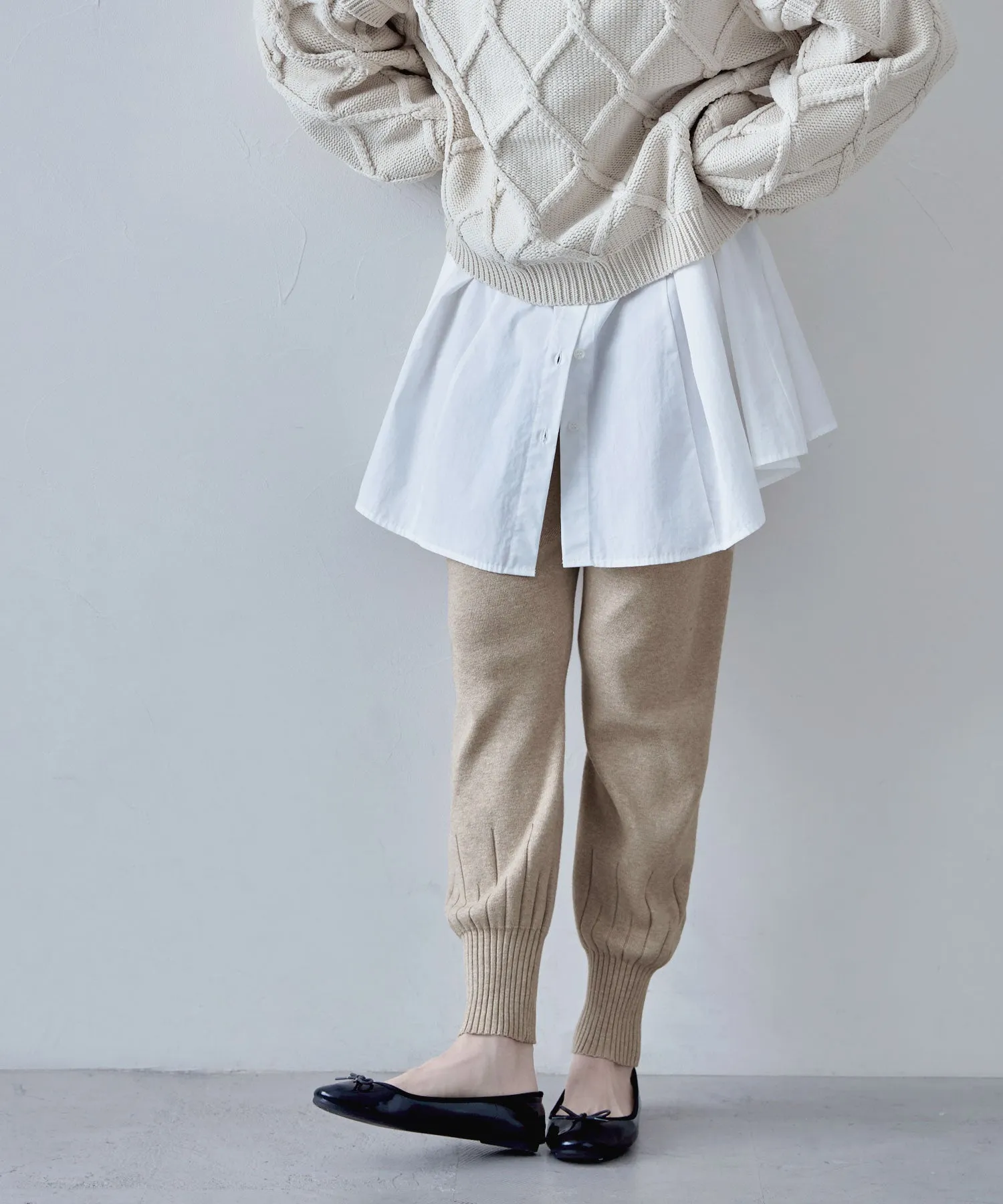 Soft knit jogger pants