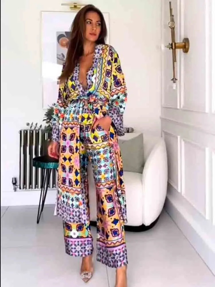 Susan Printed Coord Set