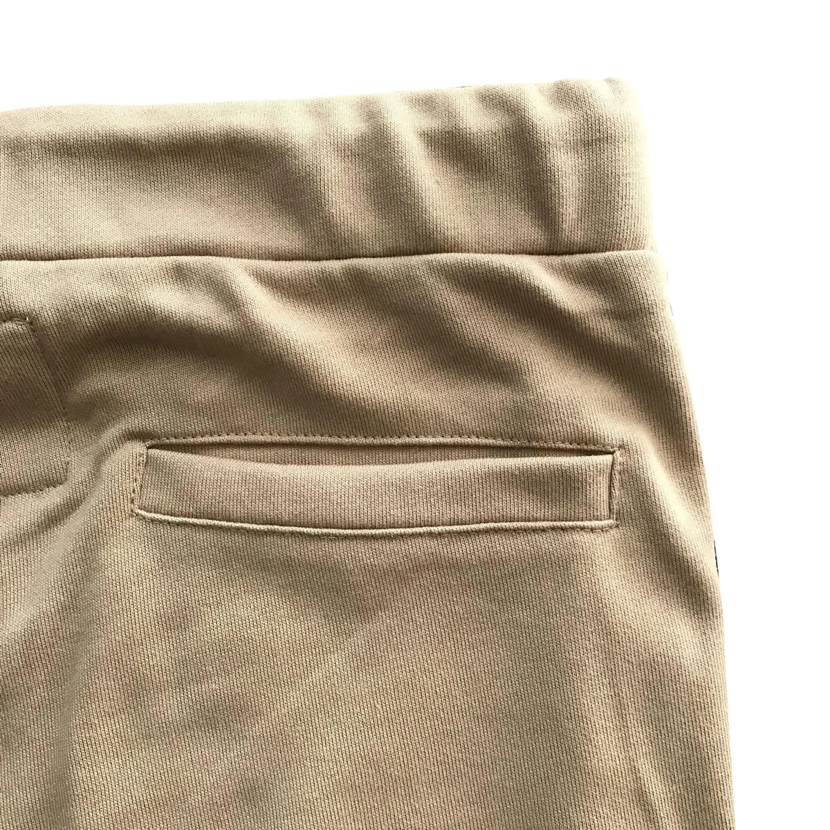 Tan with Black Stripes Skinny Fit Jogger Sweatpants