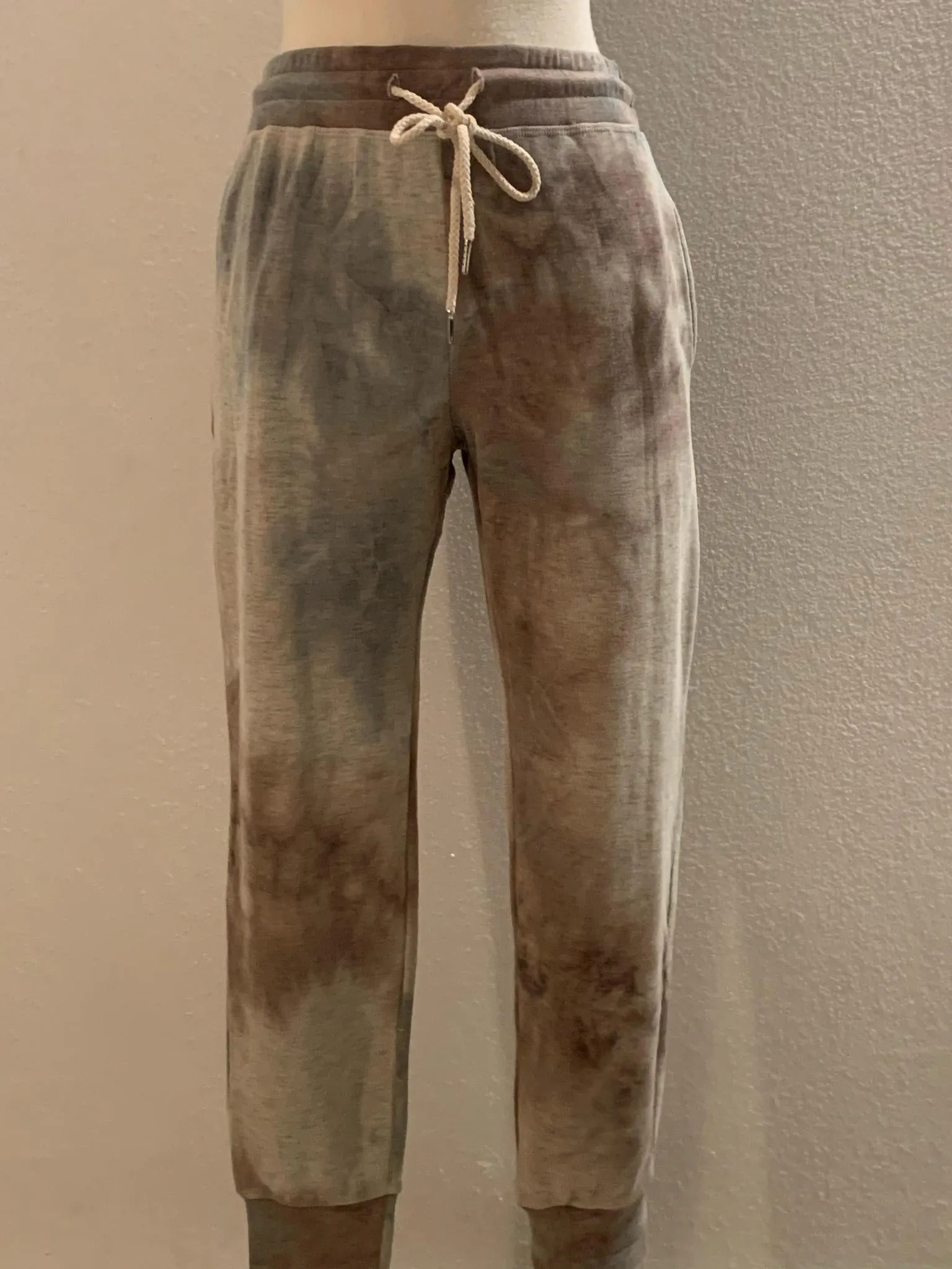 Tie Dye Print Brushed Joggers
