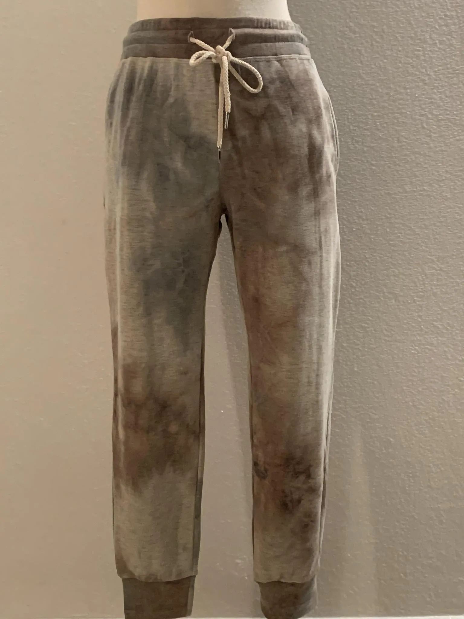 Tie Dye Print Brushed Joggers