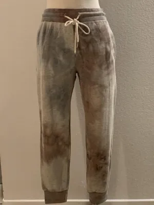Tie Dye Print Brushed Joggers